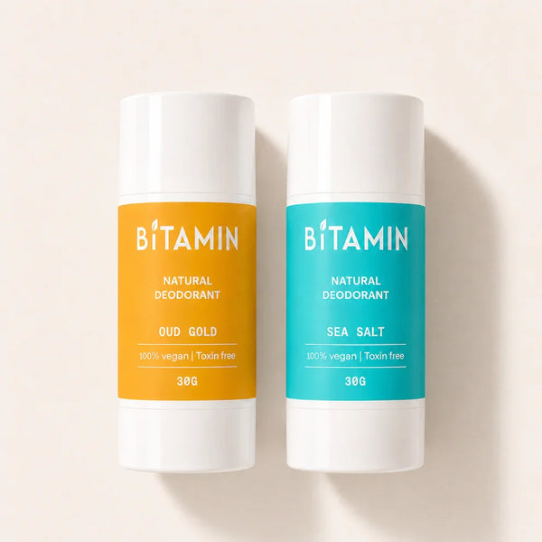 Bitamin Men Pack Natural Deodorant - 30 Grams Each