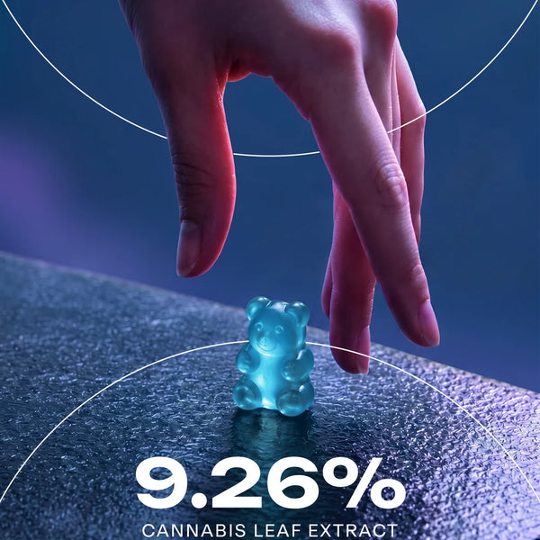 The Trost Mello Gummies- 9.26% Cannabis Leaf Extract - Blueberry