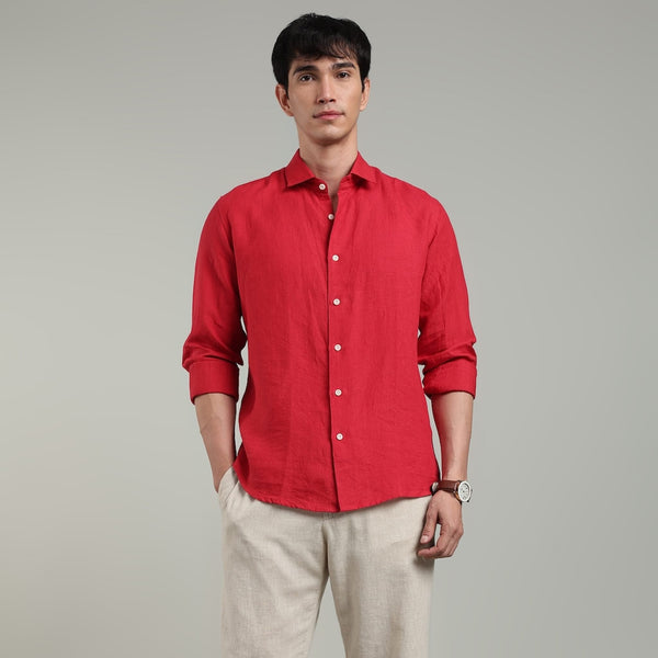 Islands of Loom Ember Linen Shirt