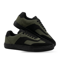 Glide Olive Layered Panel Sneakers