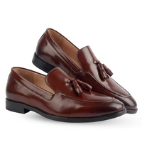 Tassio Tan Tassel Loafers