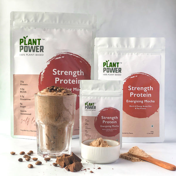 Plant Power Strength Protein Mocha Shake