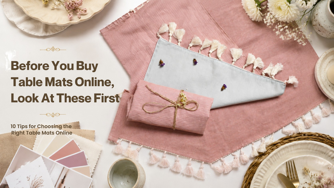 10 Tips for Choosing the Right Table Mats Online