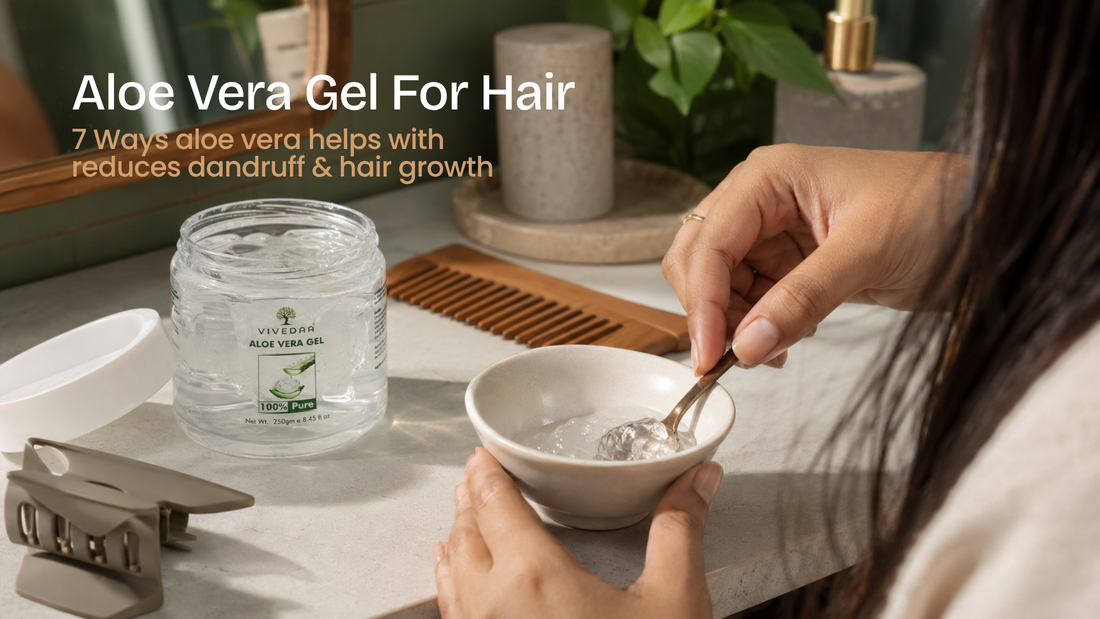 Aloe Vera Gel For Hair: 7 Ways Aloe Vera Helps Reduce Dandruff & Hair Growth