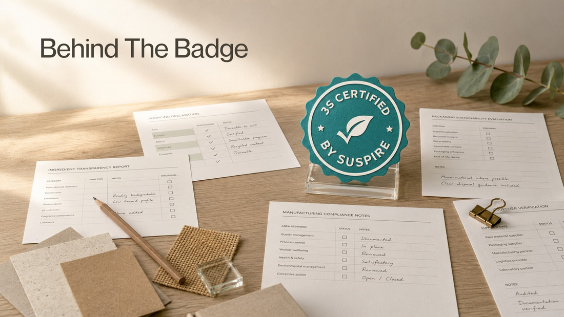 Behind the Badge: How Suspire Reviews a Brand Before Issuing 3SC Certification