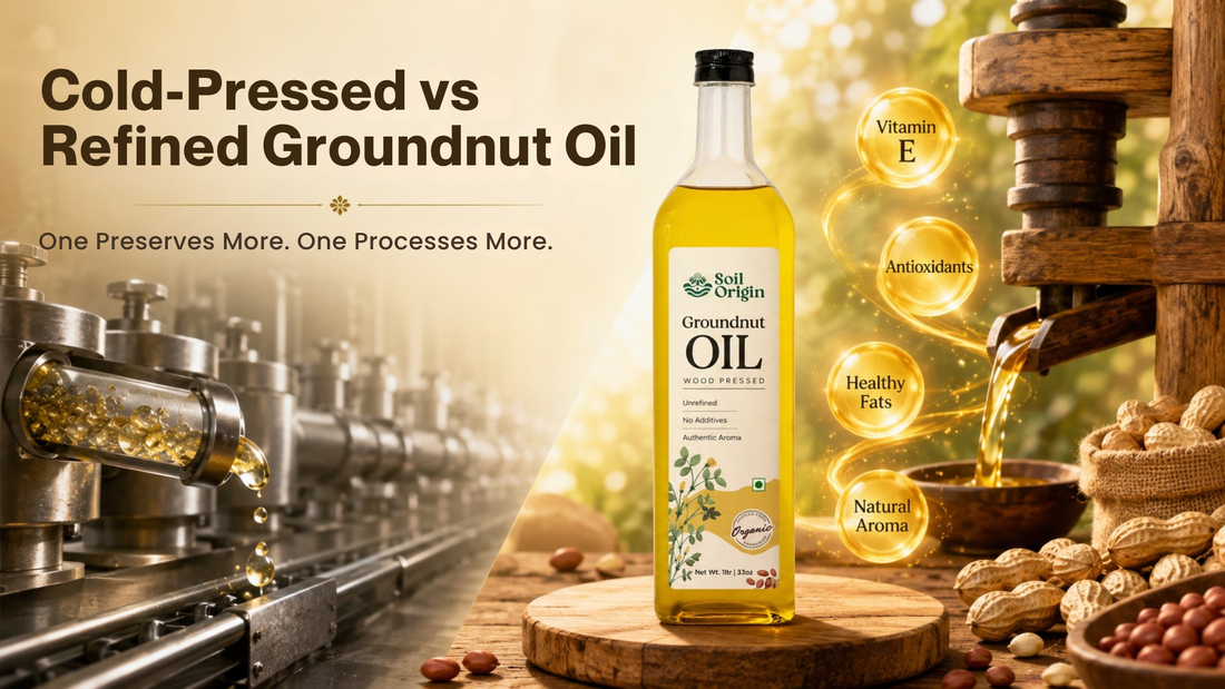 Cold-Pressed vs Refined Groundnut Oil: What’s the Difference?