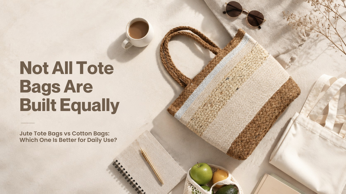 Jute Tote Bags vs Cotton Bags: Which One Is Better for Daily Use?