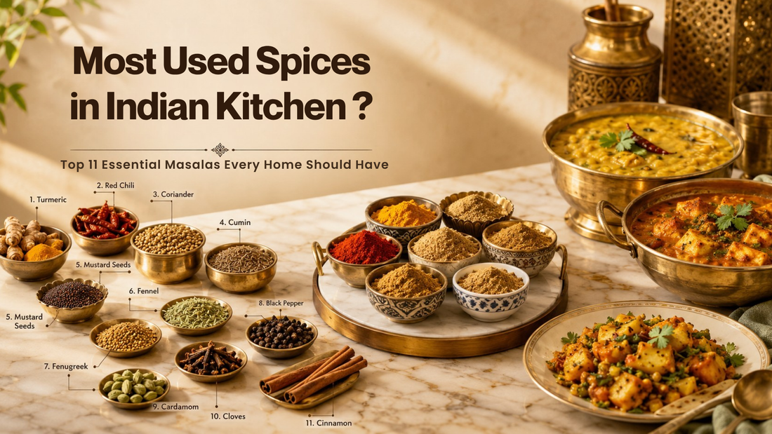 Most Used Spices in Indian Kitchen: Top 11 Essential Masalas