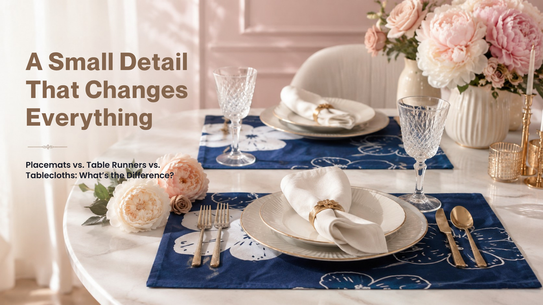 Placemats vs. Table Runners vs. Tablecloths: What’s the Difference?