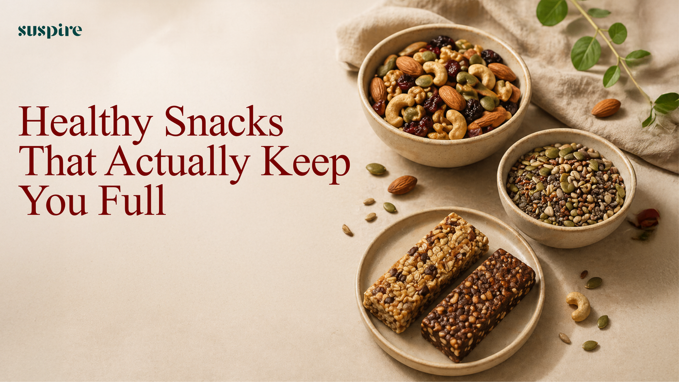 Seeds Mix & High Protein Bars: What to Eat for Healthy Snacking – Suspire