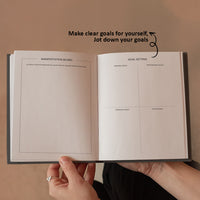 The Whimsical Artist 2025 Undated daily planner and journal schedule your day to-do list and productivity tracker; habit tracker for wellness by the whimsical artist; 6 months (my organised chaos)