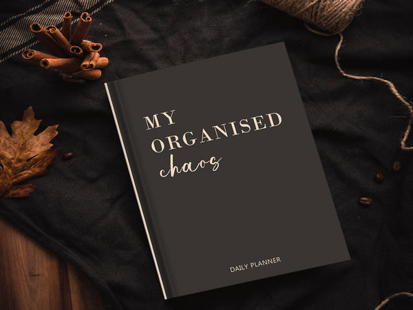 The Whimsical Artist 2025 Undated daily planner and journal schedule your day to-do list and productivity tracker; habit tracker for wellness by the whimsical artist; 6 months (my organised chaos)