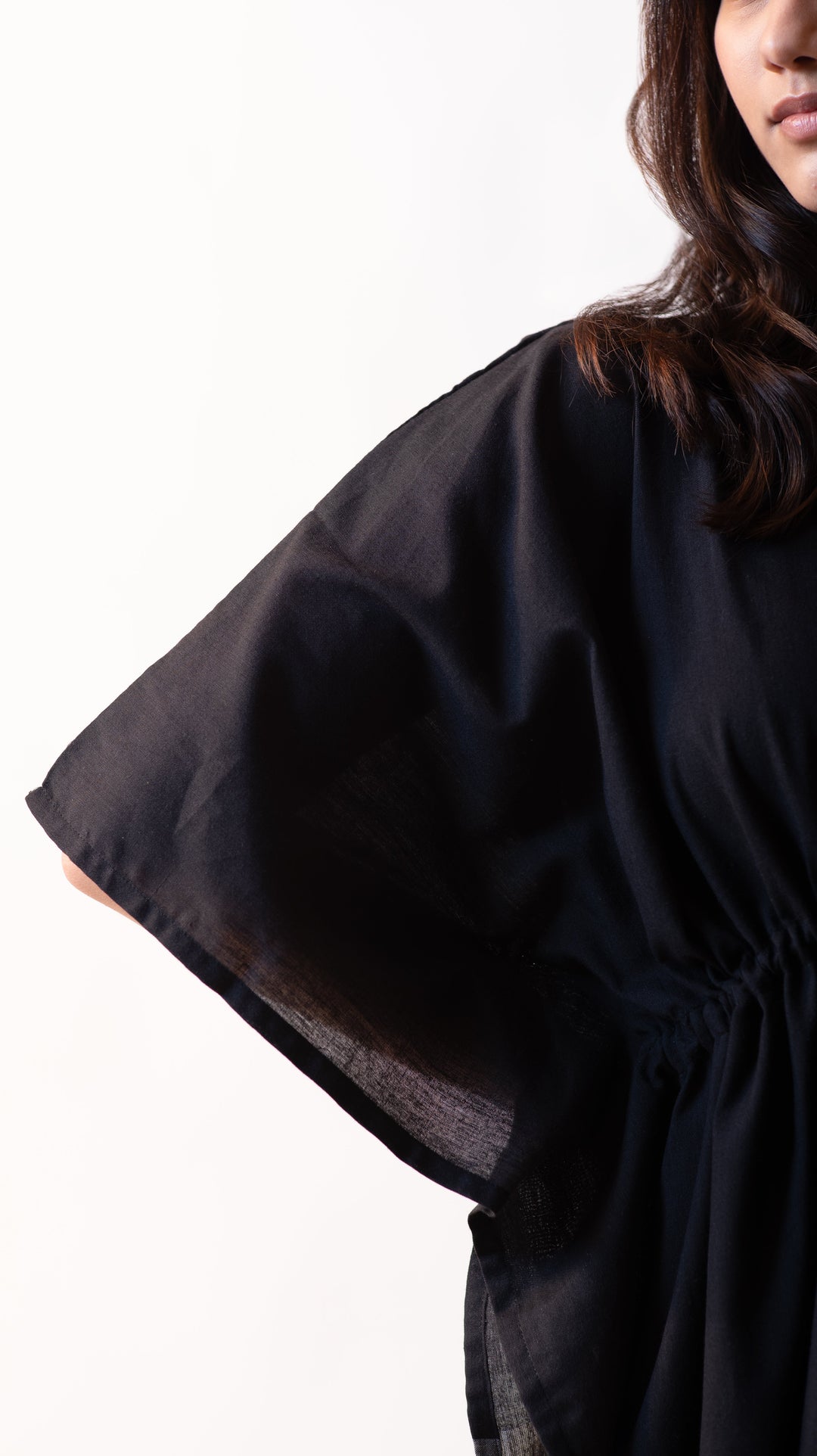 TARI Neutral Free Size Kaftan Dress - Black