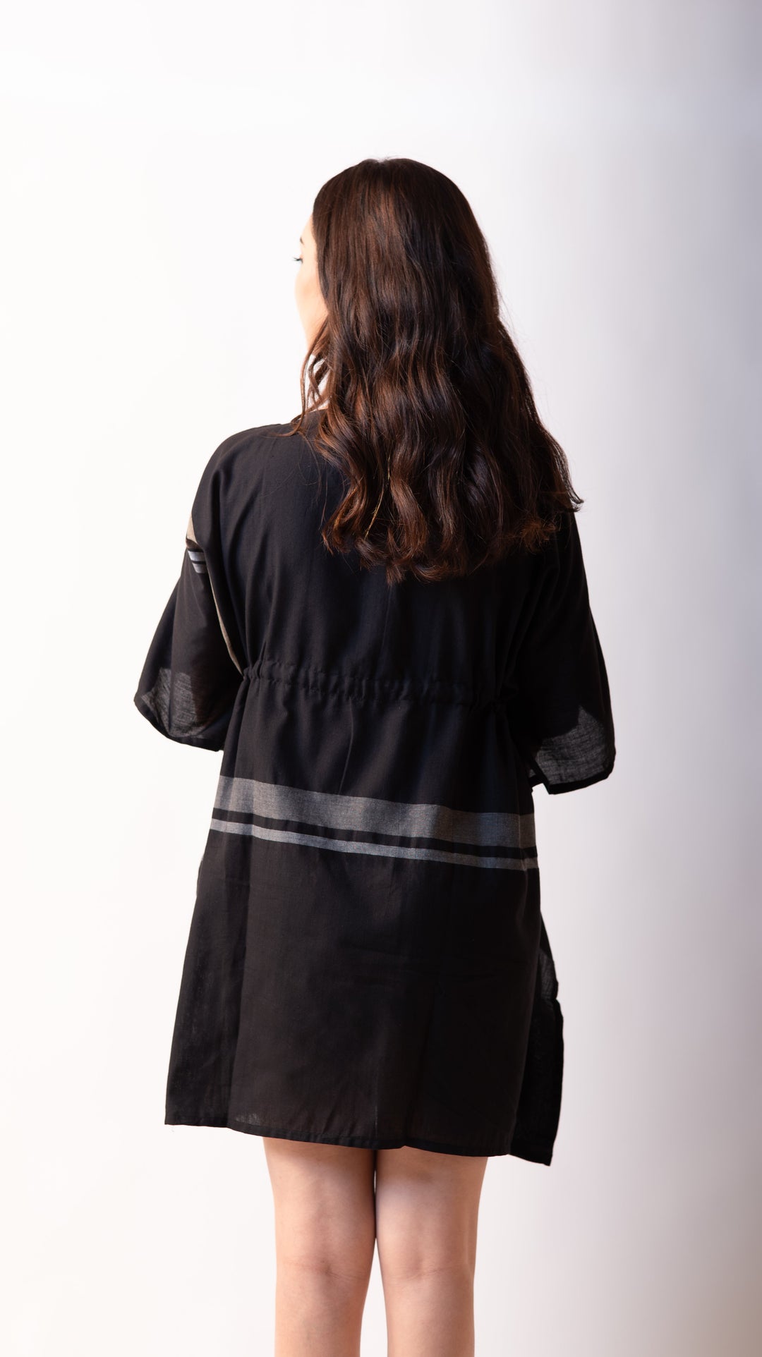 TARI Neutral Free Size Kaftan Dress - Black