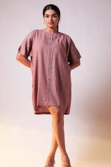 Oversize Cocktail Dress - Mauve