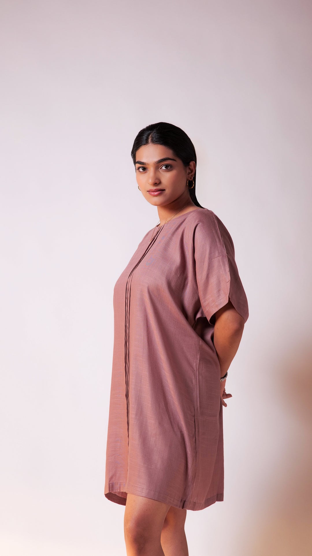 Oversize Cocktail Dress - Mauve
