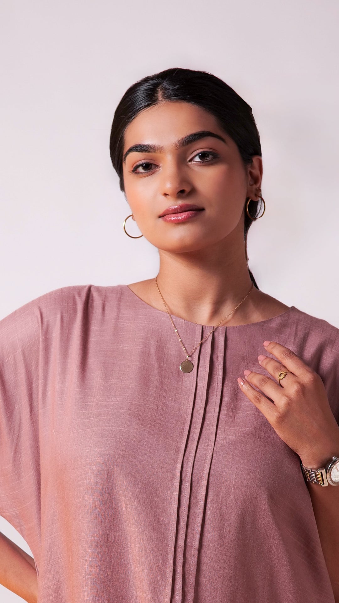 Oversize Cocktail Dress - Mauve