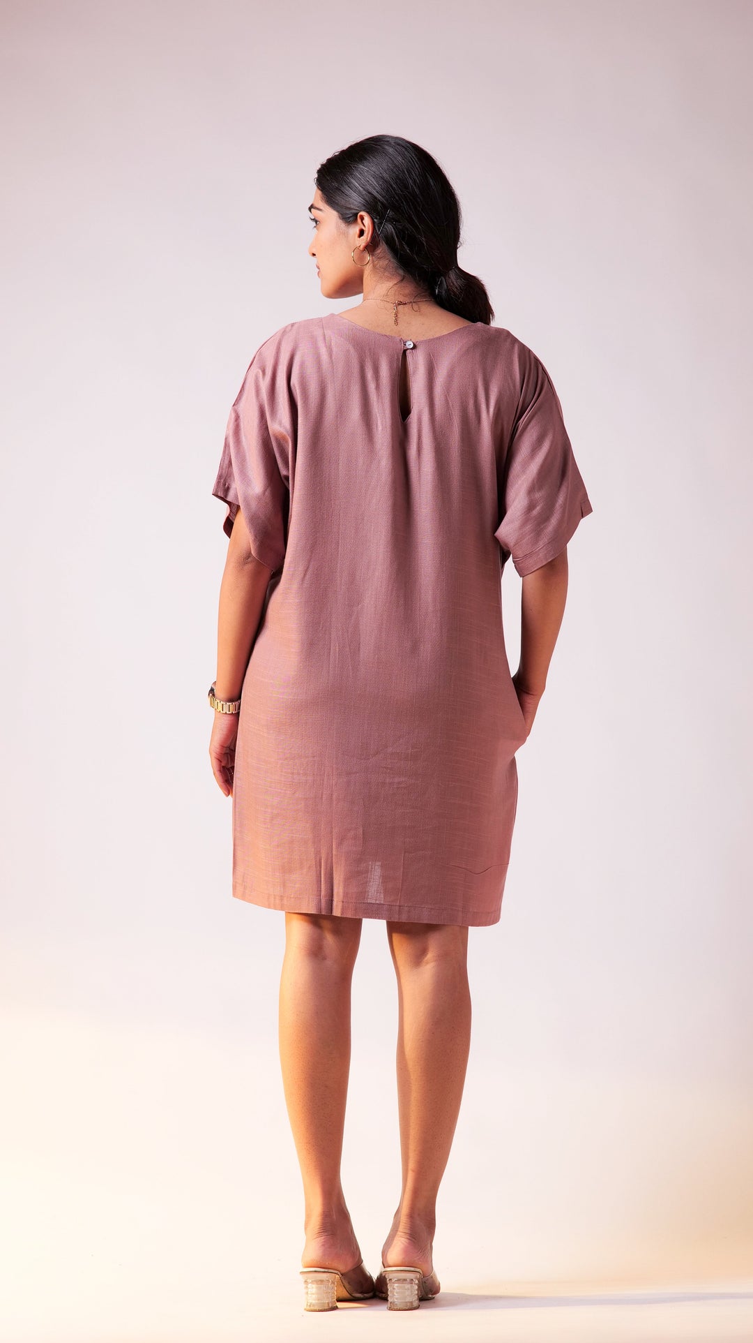 Oversize Cocktail Dress - Mauve