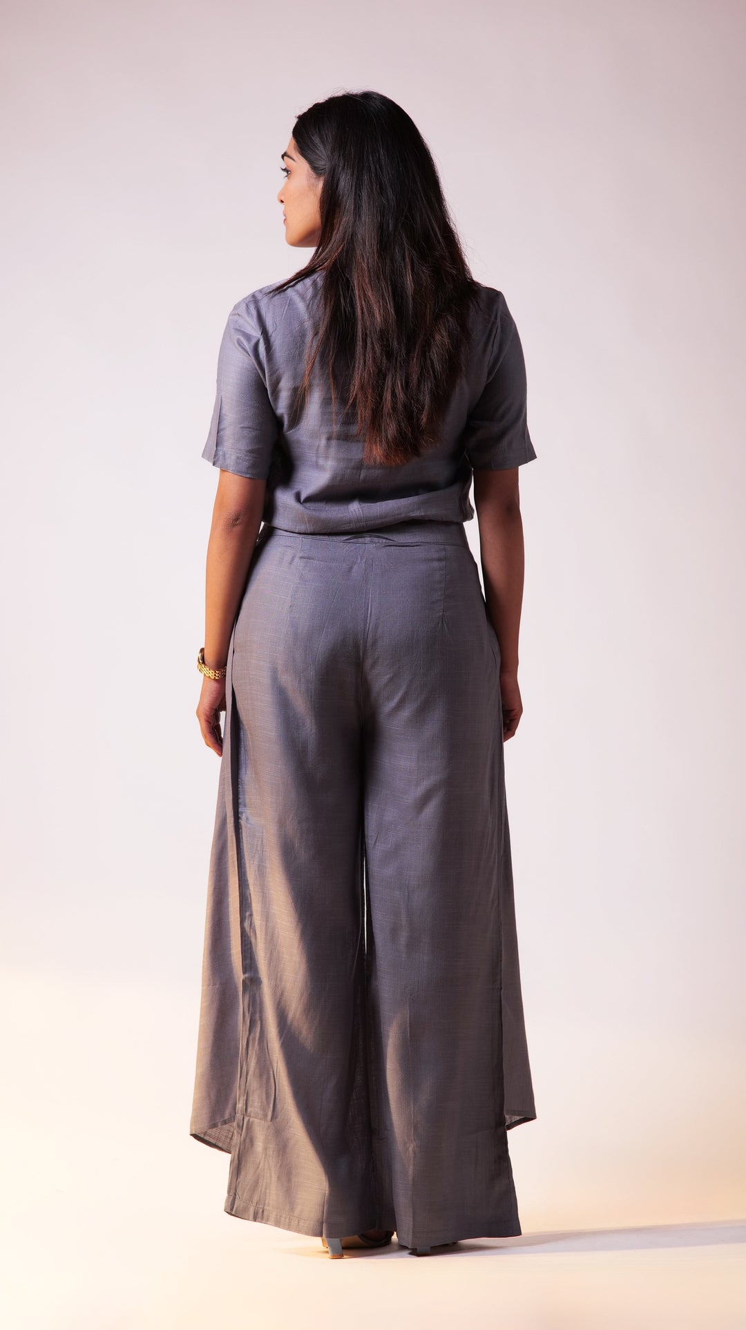 Ocean Top Pant Set - Grey