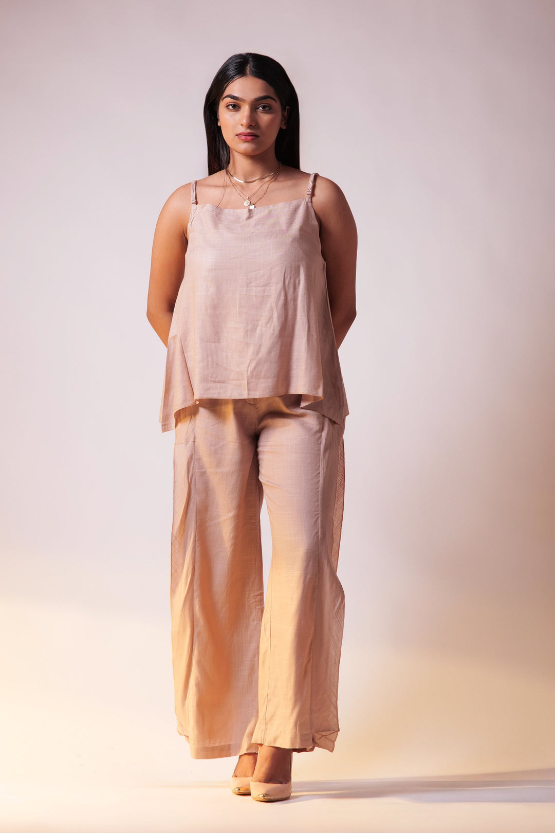 Osmo Top Pant Set - Beige