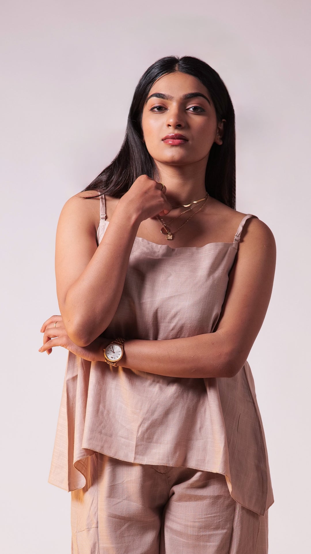 Osmo Top Pant Set - Beige