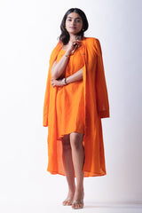 Sunflower Jacket Dress - Orange