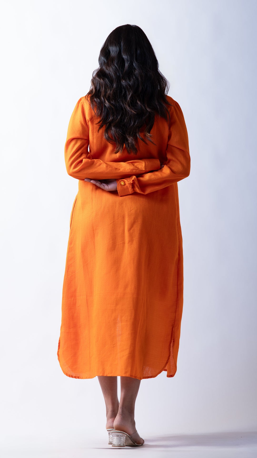 Sunflower Jacket Dress - Orange