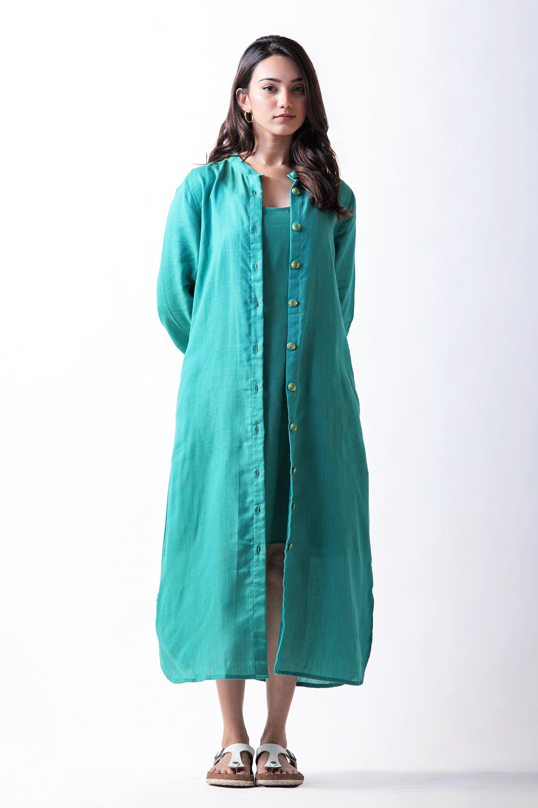 Lily Jacket Dress - Green