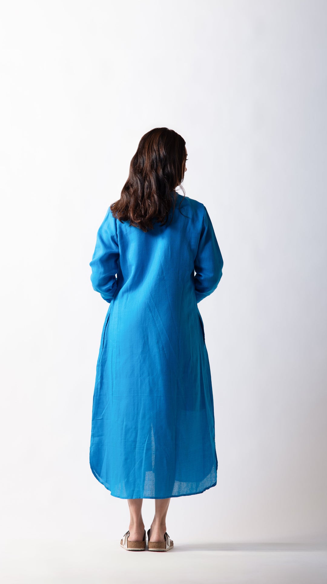 Rose Jacket Dress - Blue