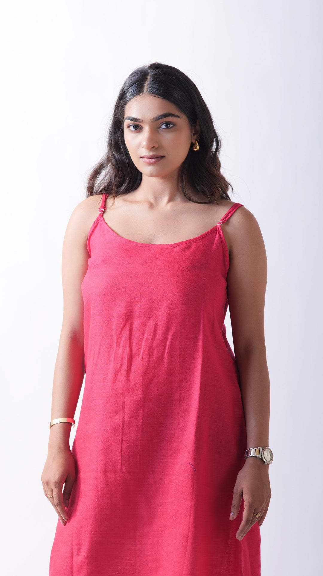 Tulip Jacket Dress - Dark Pink