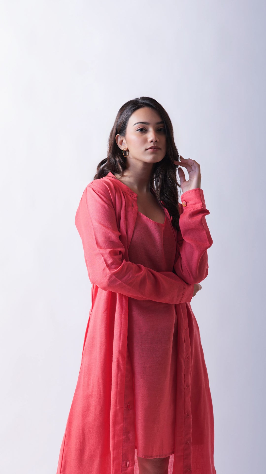 Blossom Jacket Dress - Peach