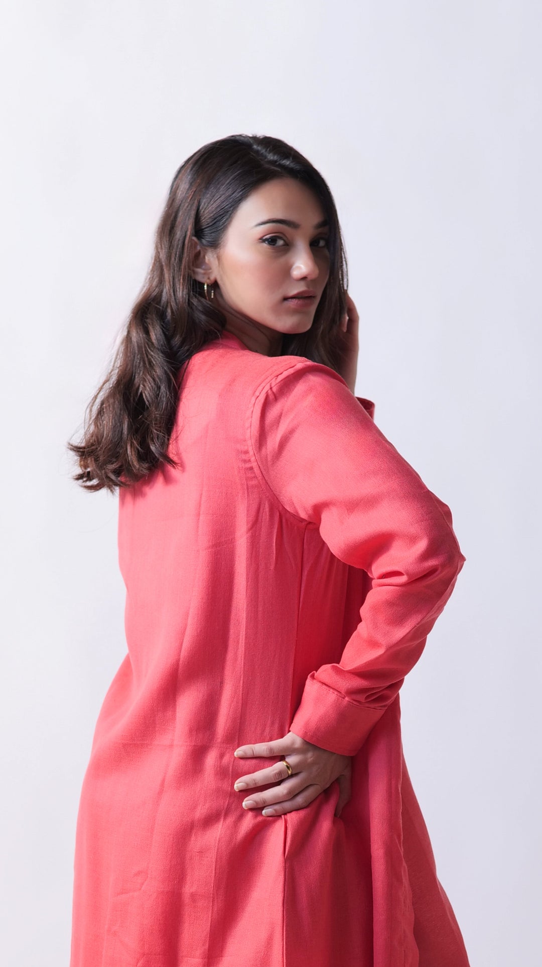 Blossom Jacket Dress - Peach