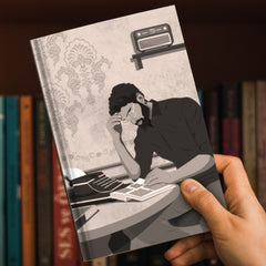 The Whimsical Artist Retro Indian Inspirational notebook/Diary with 200 paper Pages for Your Creative Journey - Vintage Aesthetic