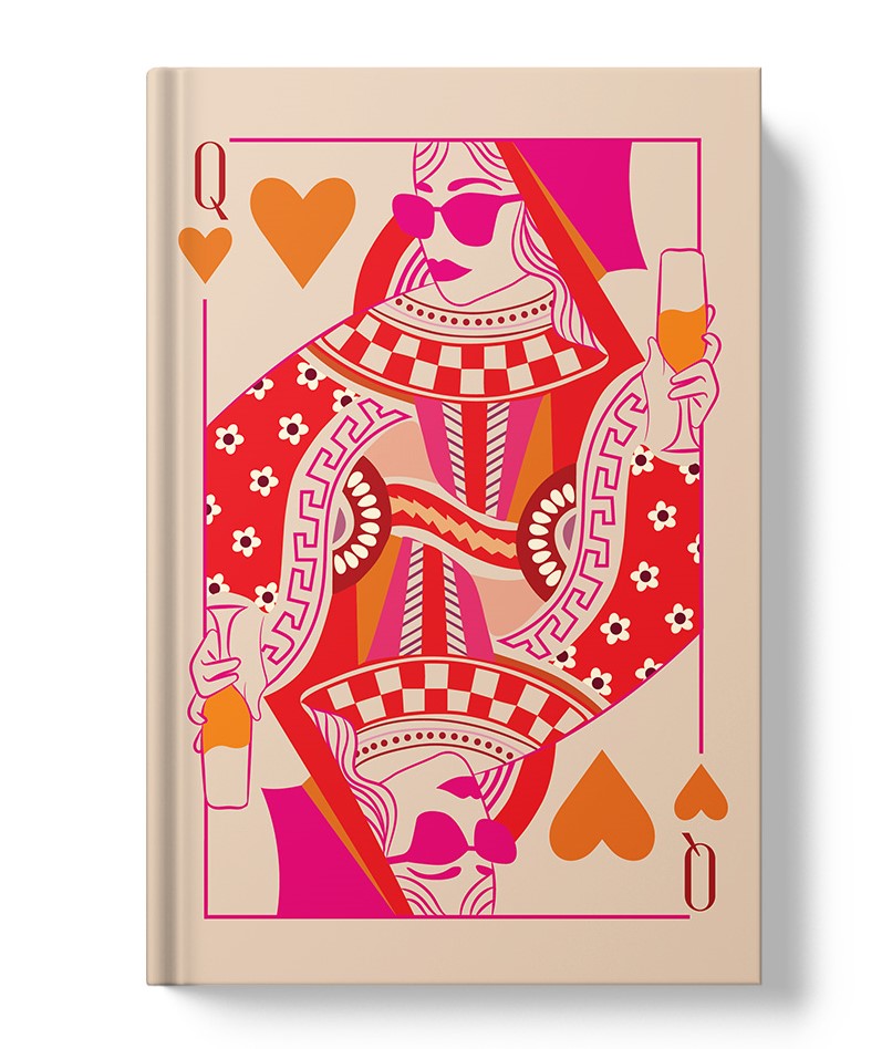 The Whimsical Artist Queen Inspirational notebook Diary journal with 200 paper Pages for Your Creative Journey