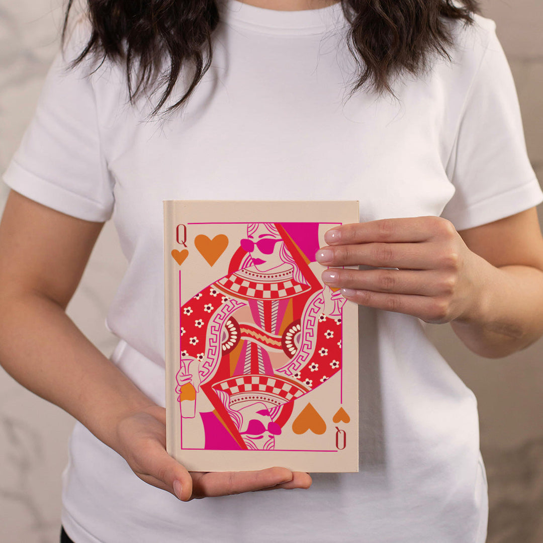 The Whimsical Artist Queen Inspirational notebook Diary journal with 200 paper Pages for Your Creative Journey