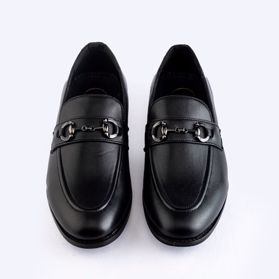 Monkstory Identity Horsebit Slip-ons - Black