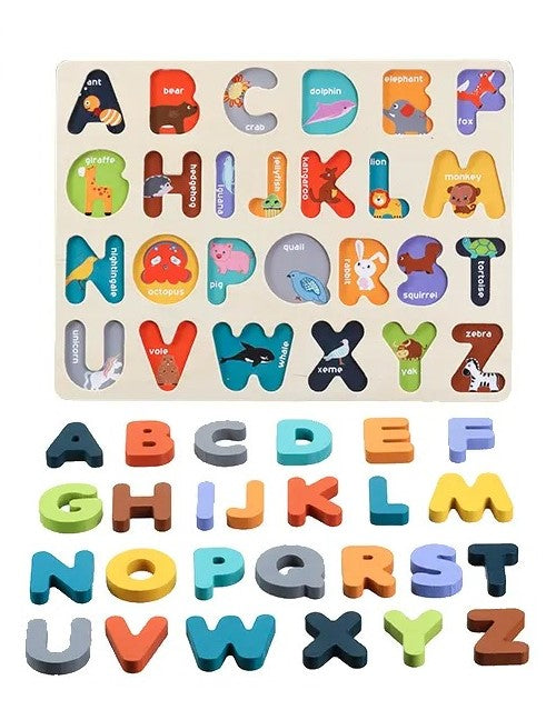 Wudly Chunky Alphabet Board Set