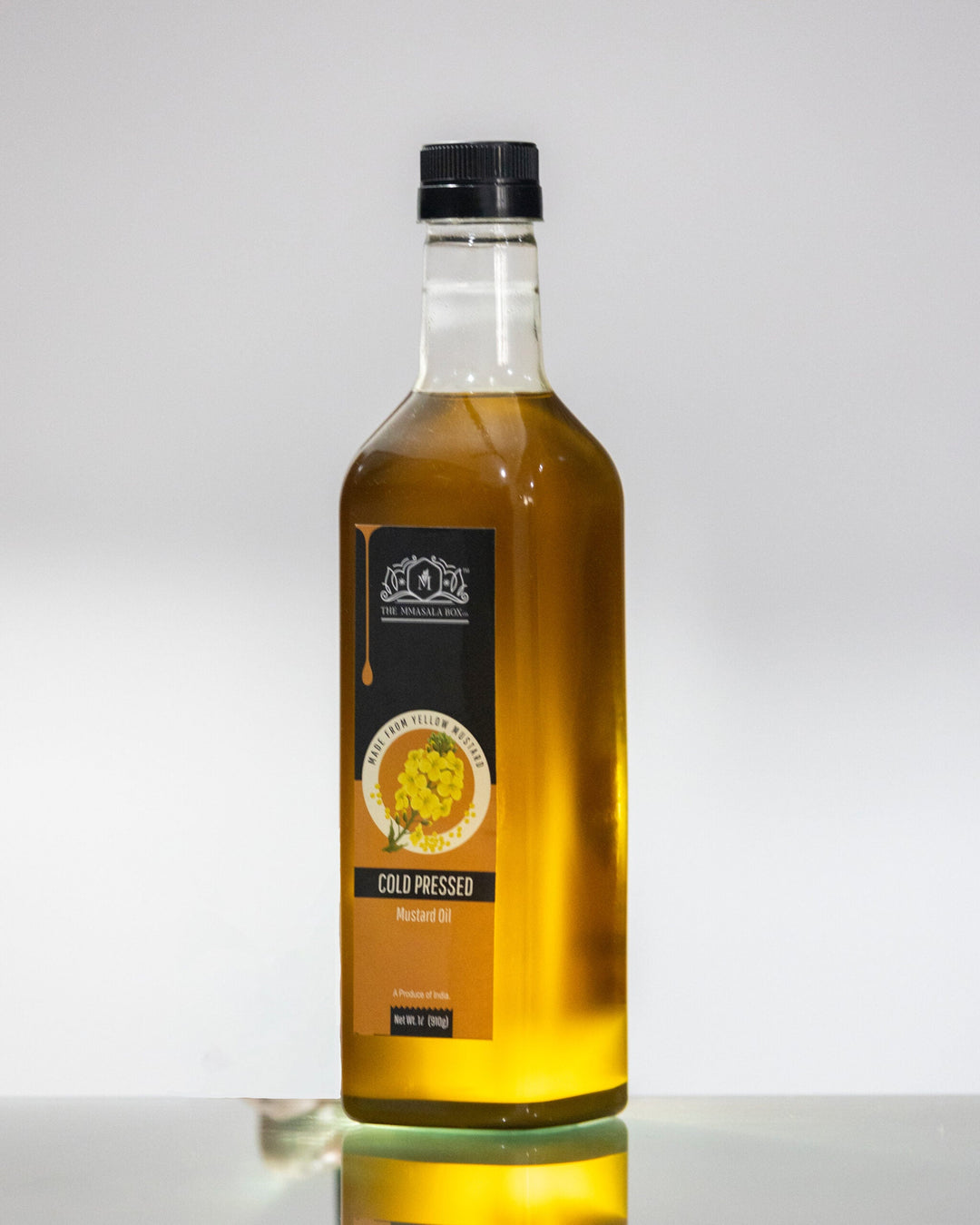The MMasala Box Co 100% Natural cold pressed yellow mustard oil - 1 Litre