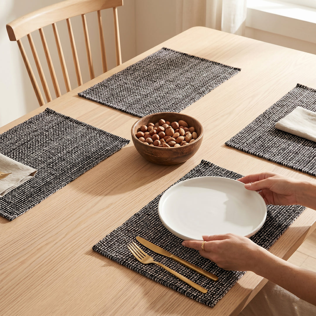 Cotton Woven Placemats Set of 4