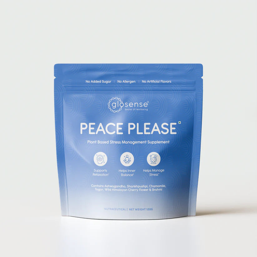 Glosense Peace Please | Calming Herbal Blend for Stress, Focus & Sleep