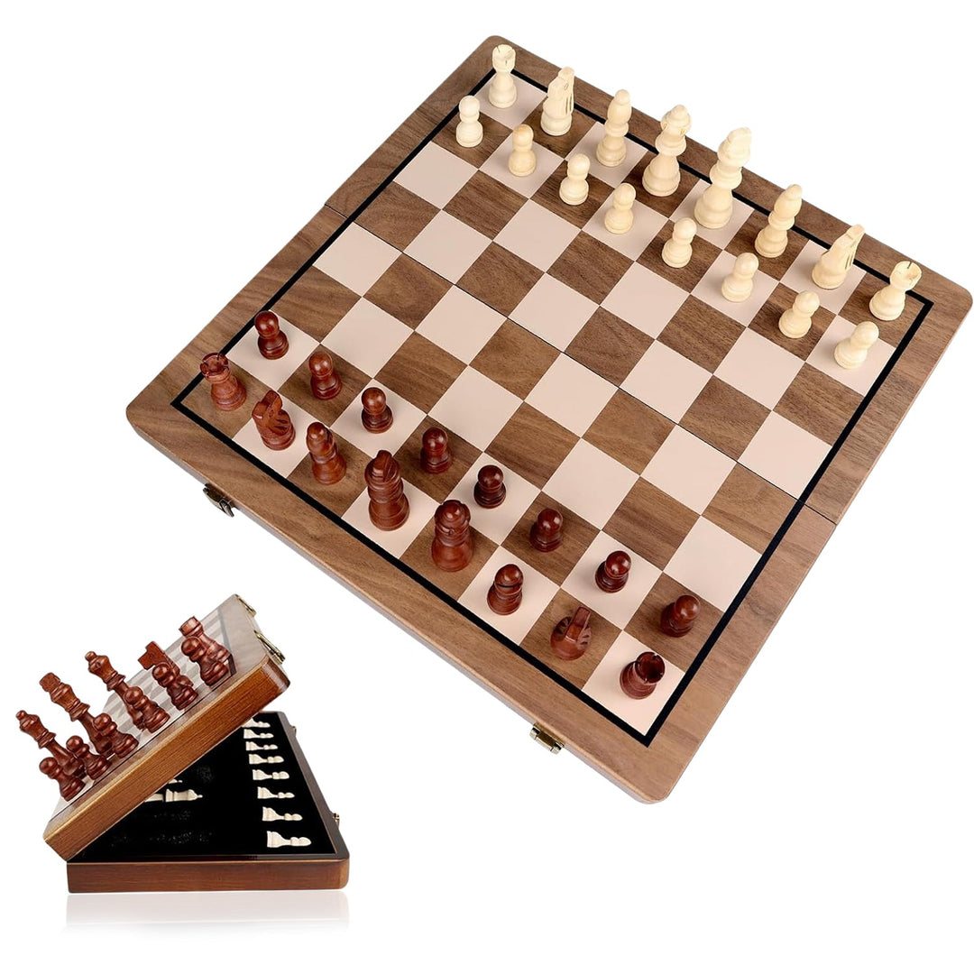 Wudly - Wooden Small Chess For Kids and Adults