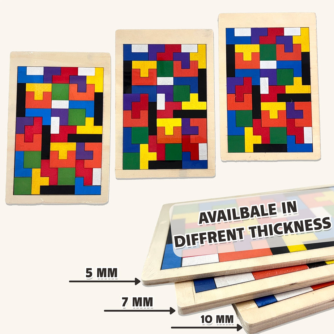 Wudly - Basic Russian Block Puzzle 7mm