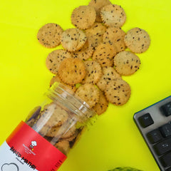 HEALTHY MASTER Baked Wheat Mathri (Flax seed) - 250g