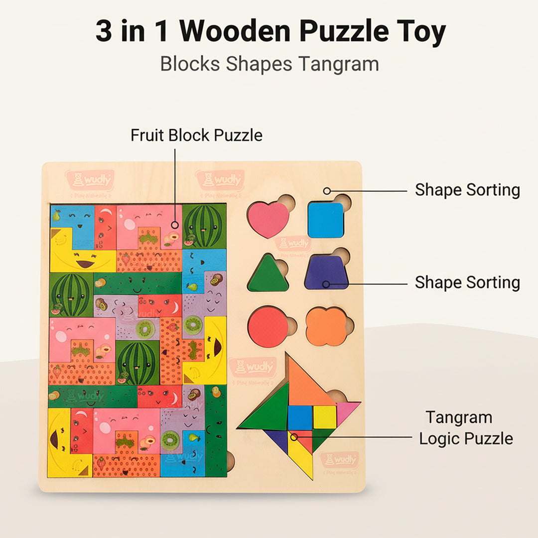 Wudly - Four Model in One Puzzle