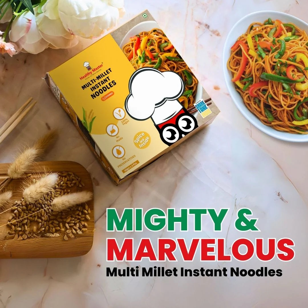 Healthy Master Multi Millet Instant Noodles | 240 gm (60gmx 4)