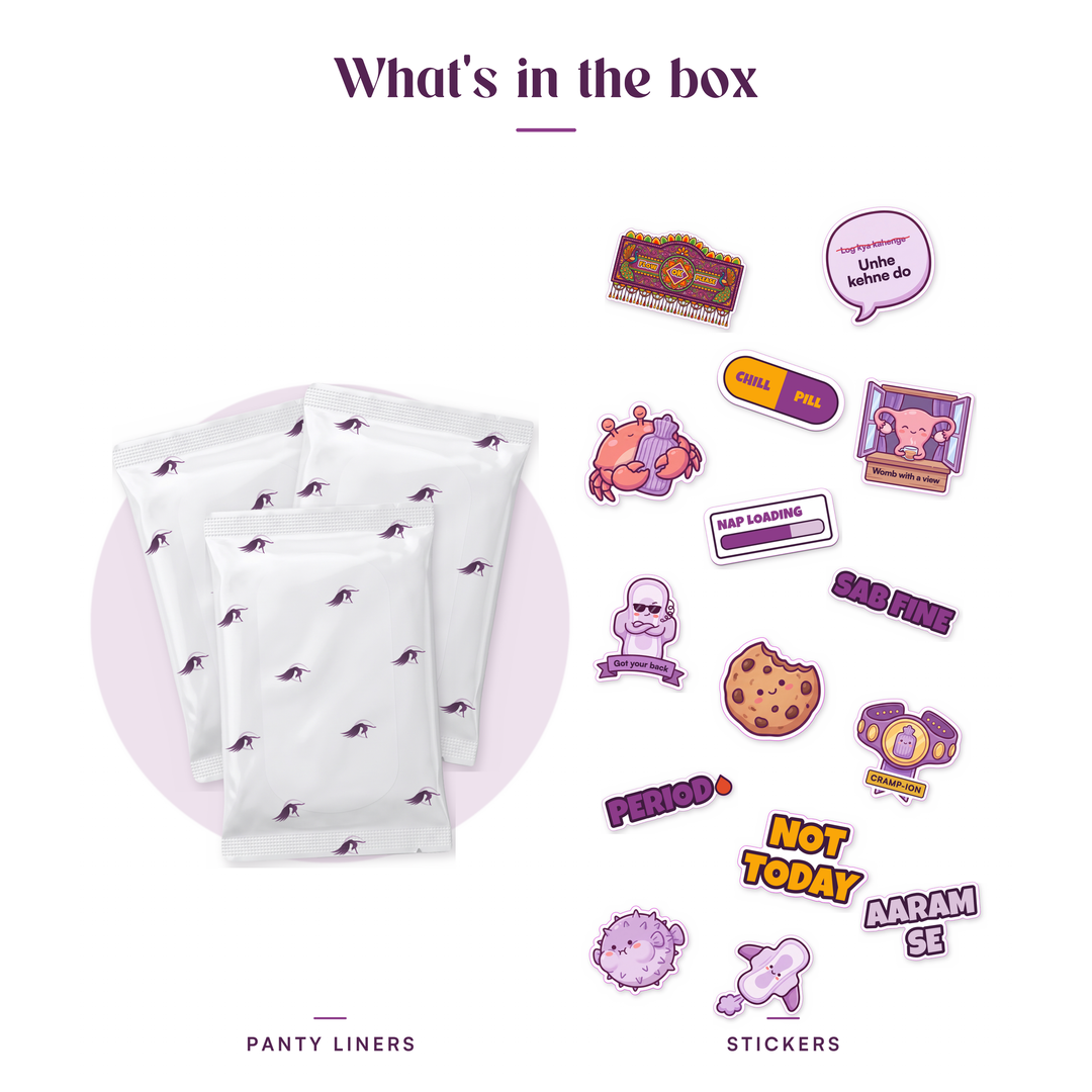 Flawsome - 100% Organic Cotton Panty Liners (Pack of 20/30/60/90)