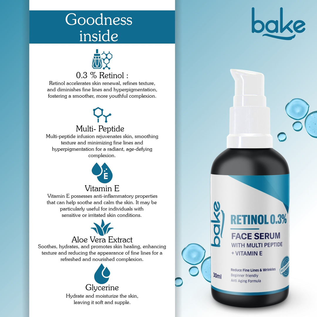 0.3% Retinol Serum with Multi Peptides - Suspire