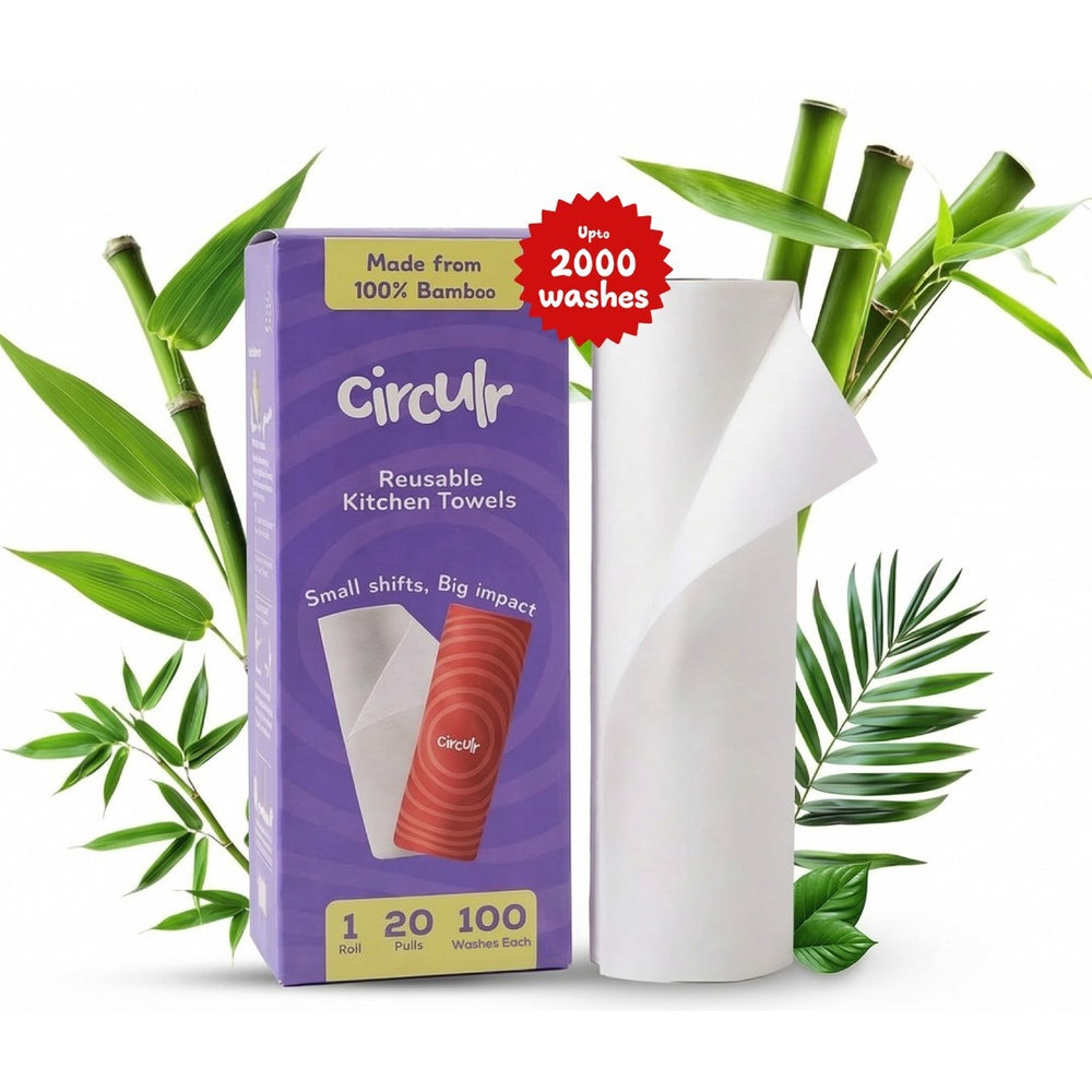 Reusable Bamboo Kitchen Towel (20 Sheets)