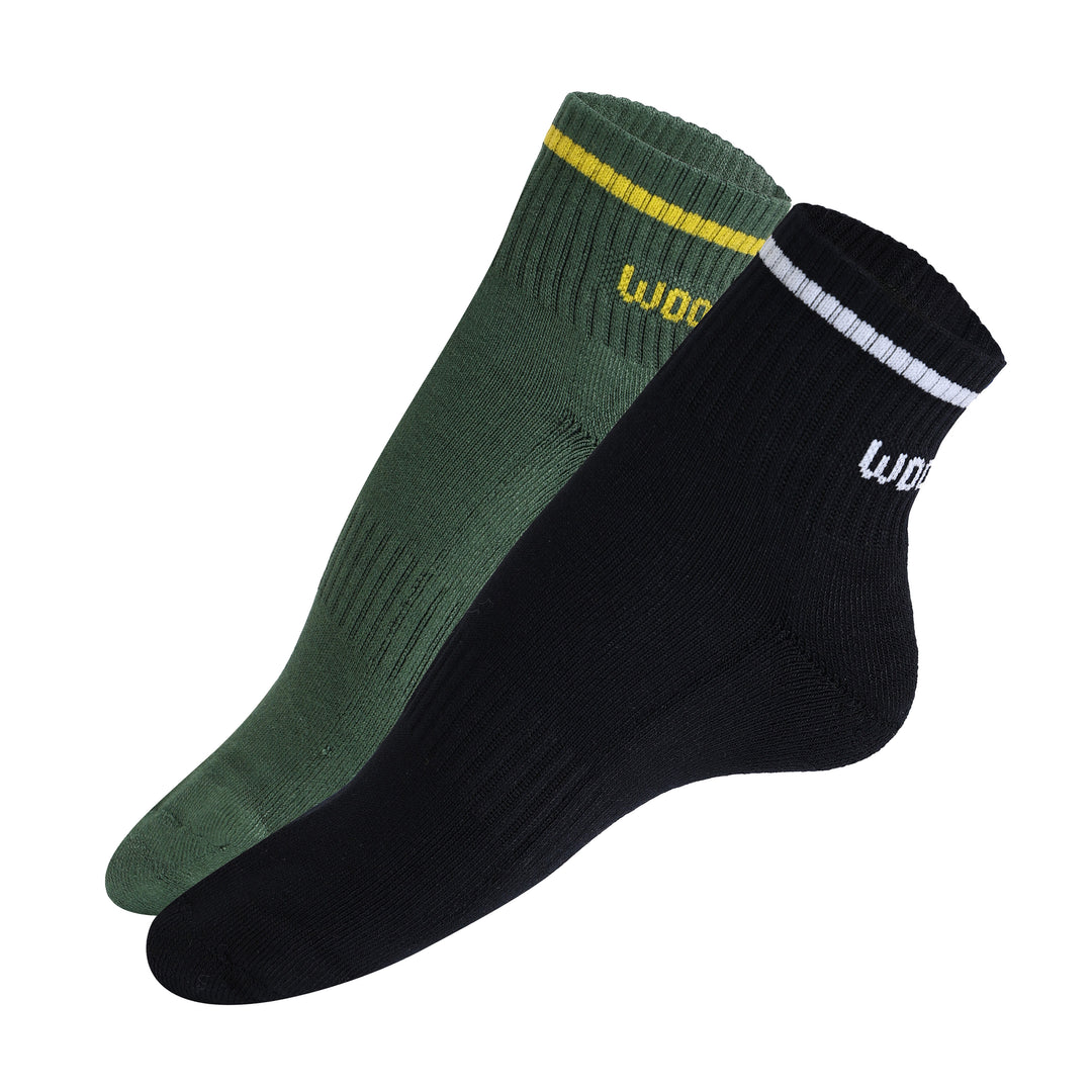 Woodwose Organic Clothing Bamboo Ankle Socks Pack of 2 (Unisex)