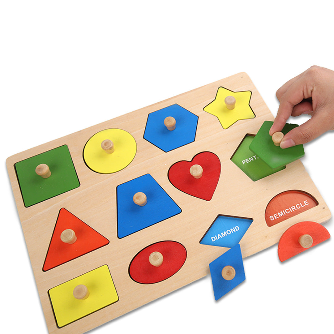 Wudly - Twelve Shape Knob Puzzle
